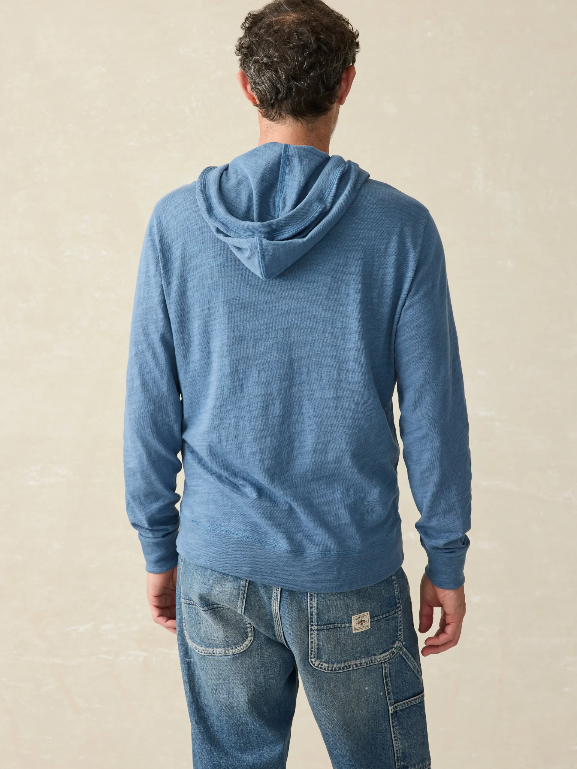 Sunwashed Slub Hoodie -*Faherty Brand