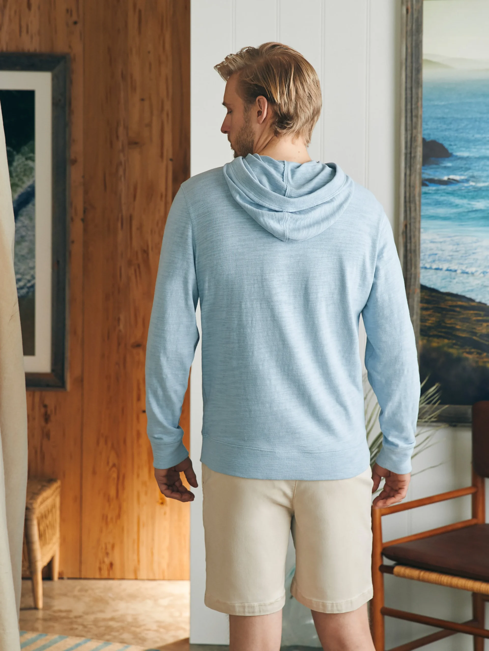Sunwashed Slub Hoodie -*Faherty Brand Sale