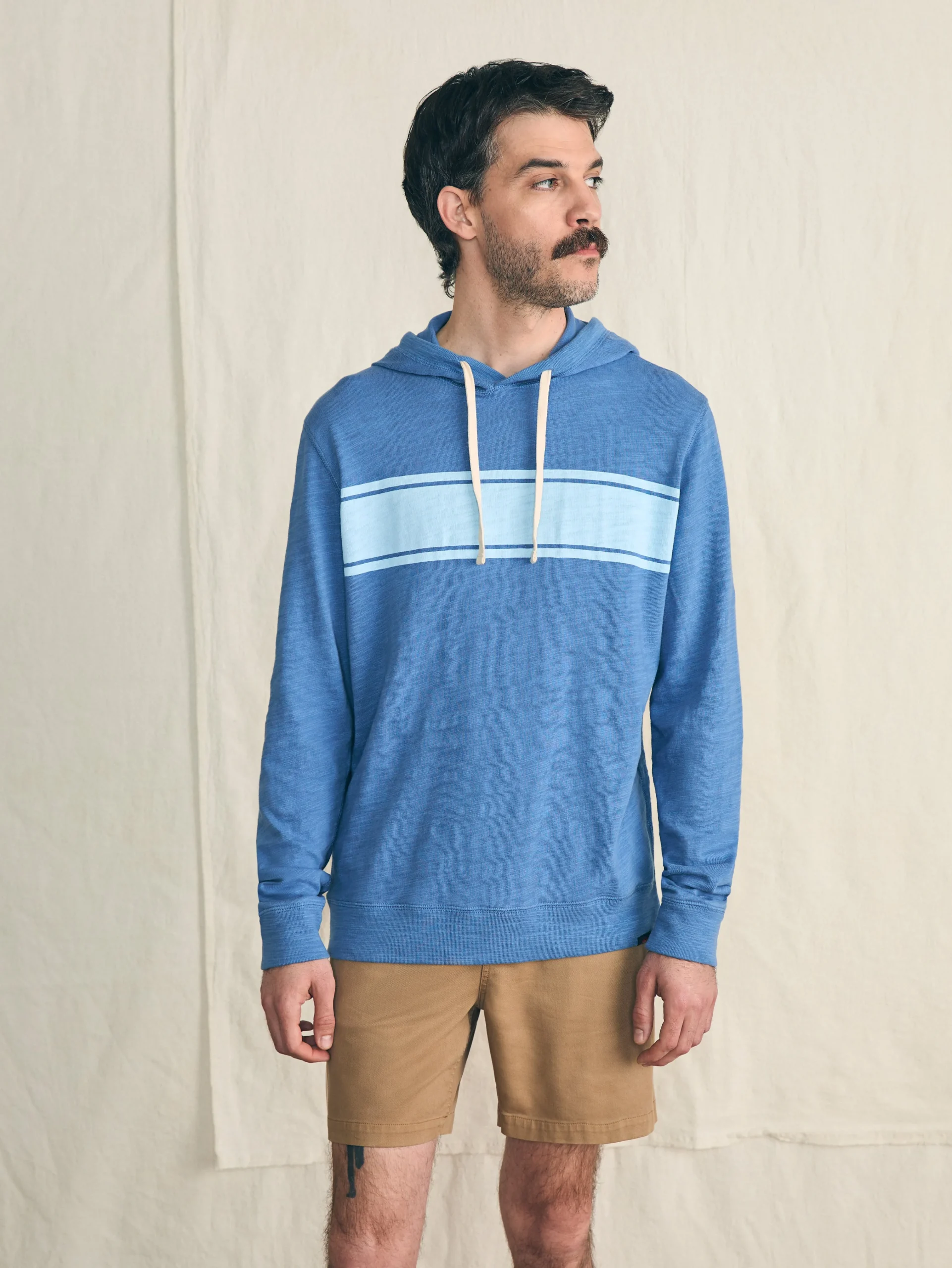 Sunwashed Slub Hoodie -*Faherty Brand Best