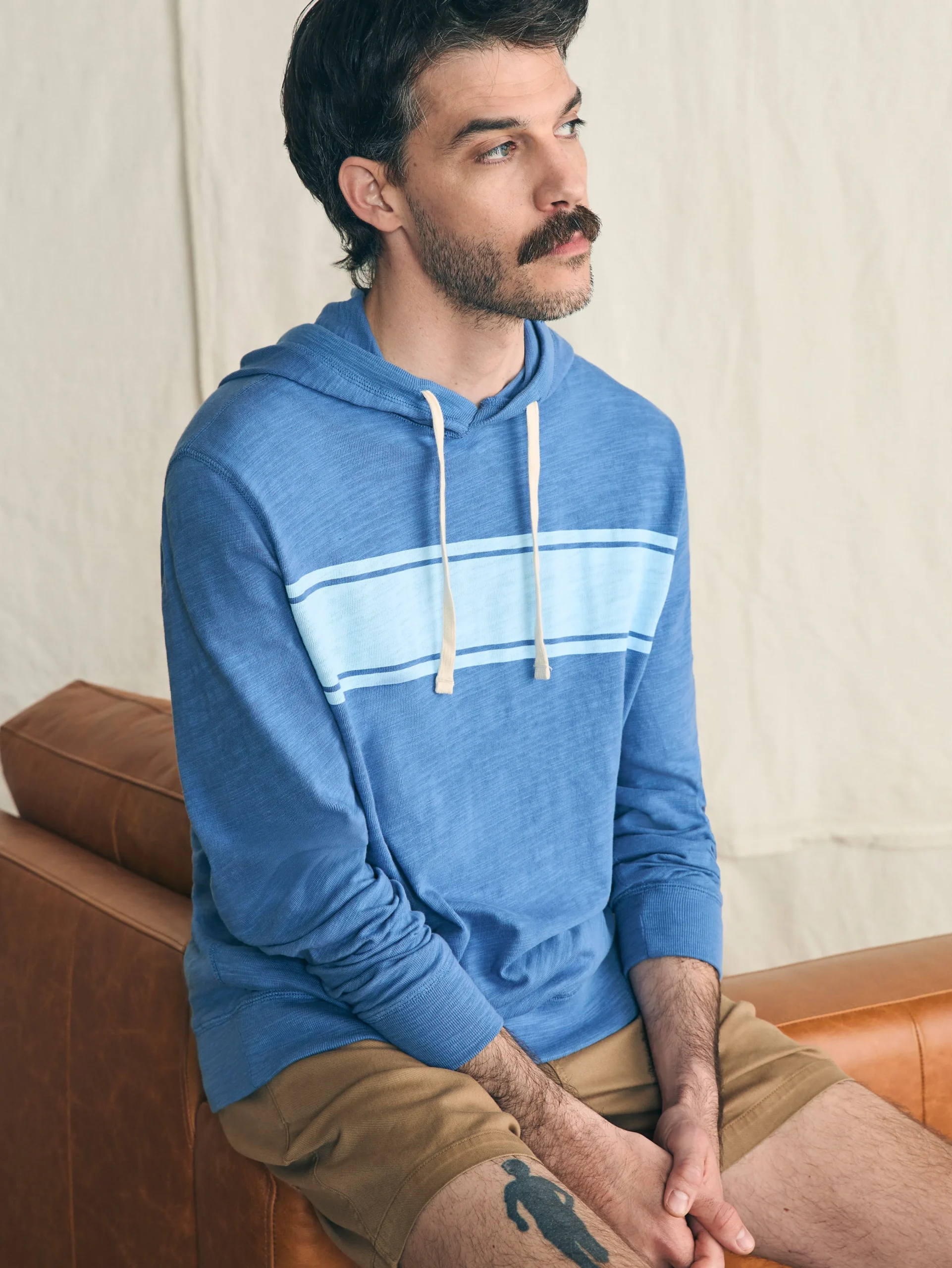 Sunwashed Slub Hoodie -*Faherty Brand Best