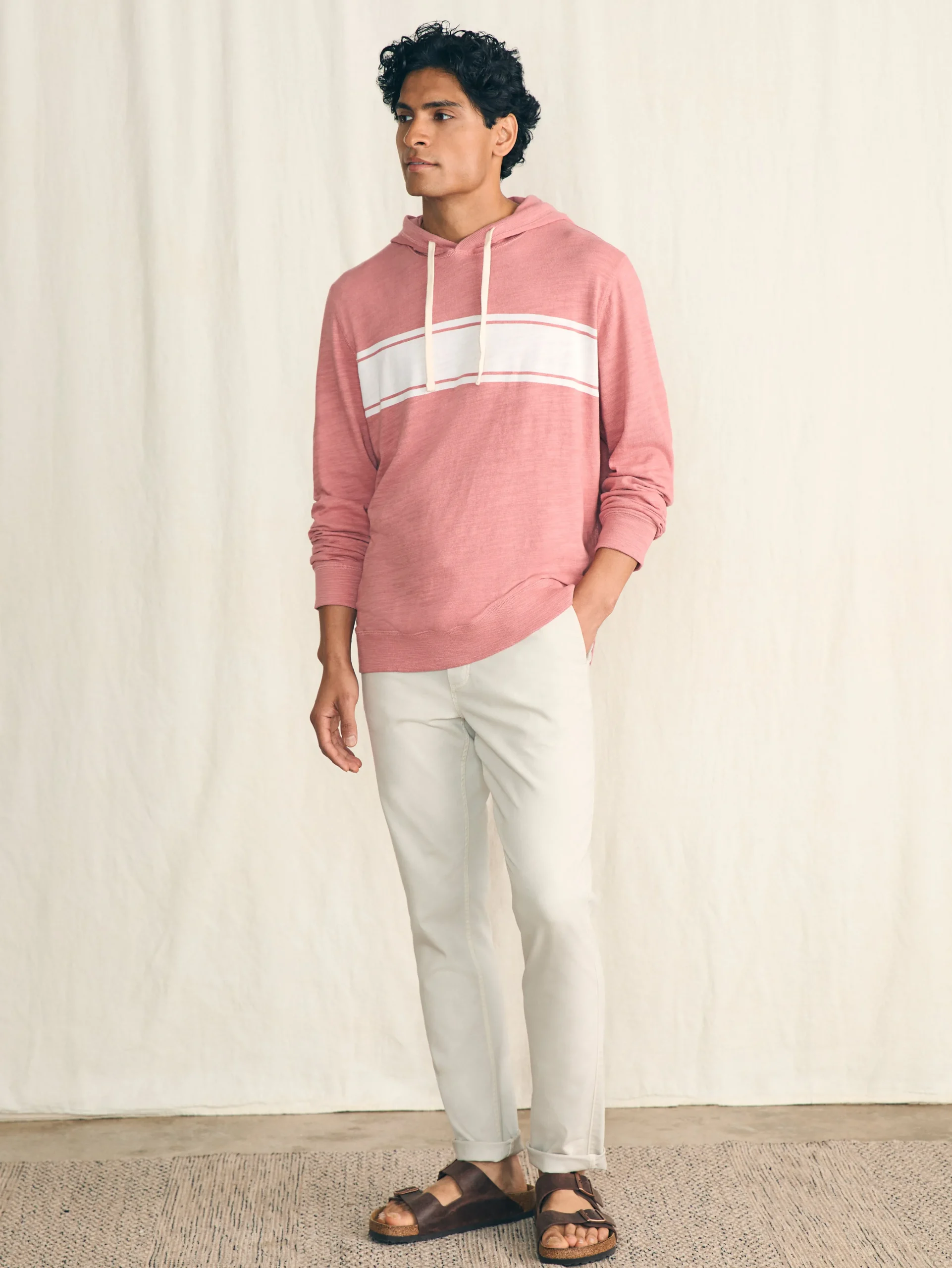 Sunwashed Slub Hoodie -*Faherty Brand Hot