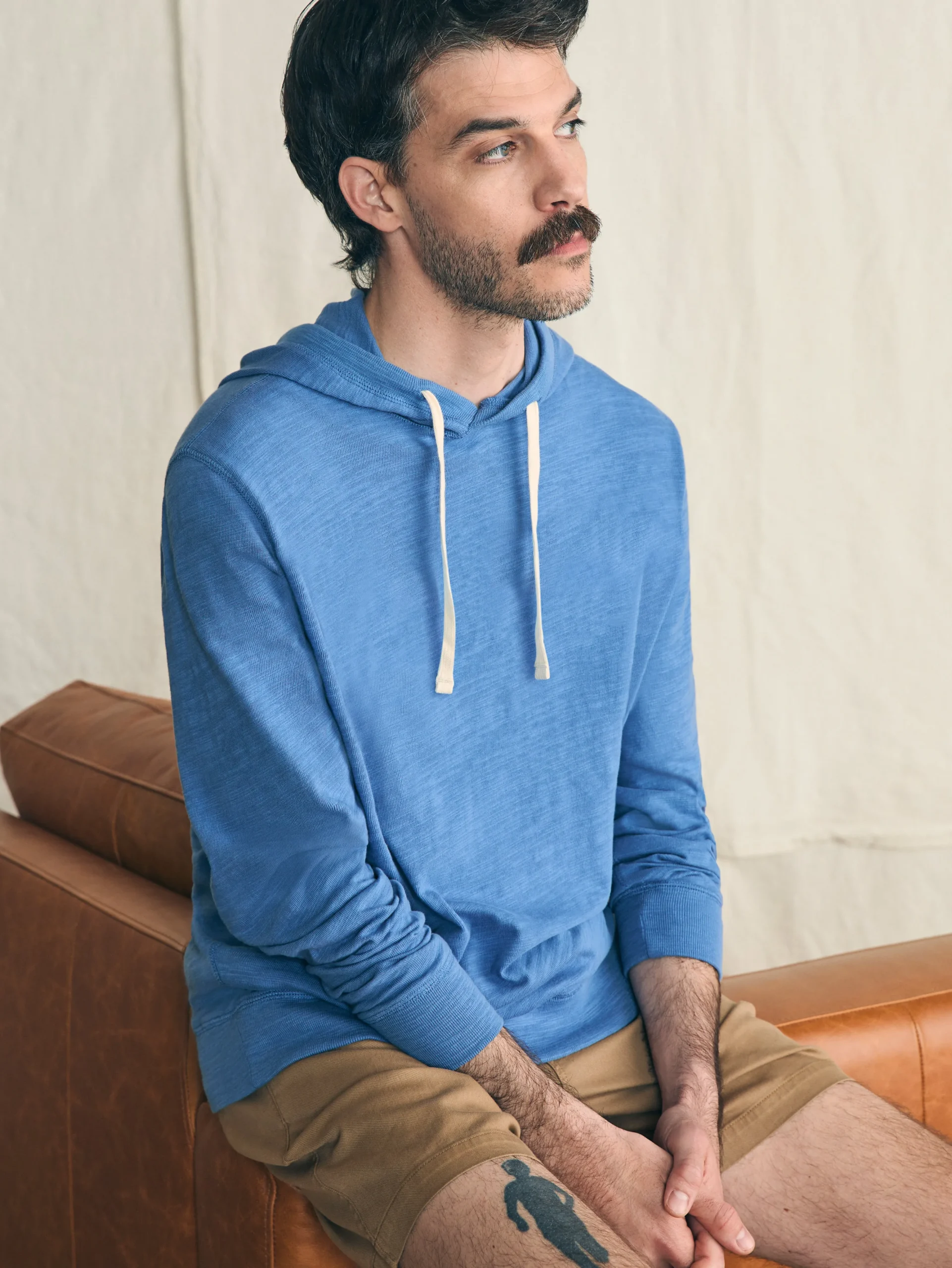 Sunwashed Slub Hoodie (Tall) -*Faherty Brand Hot