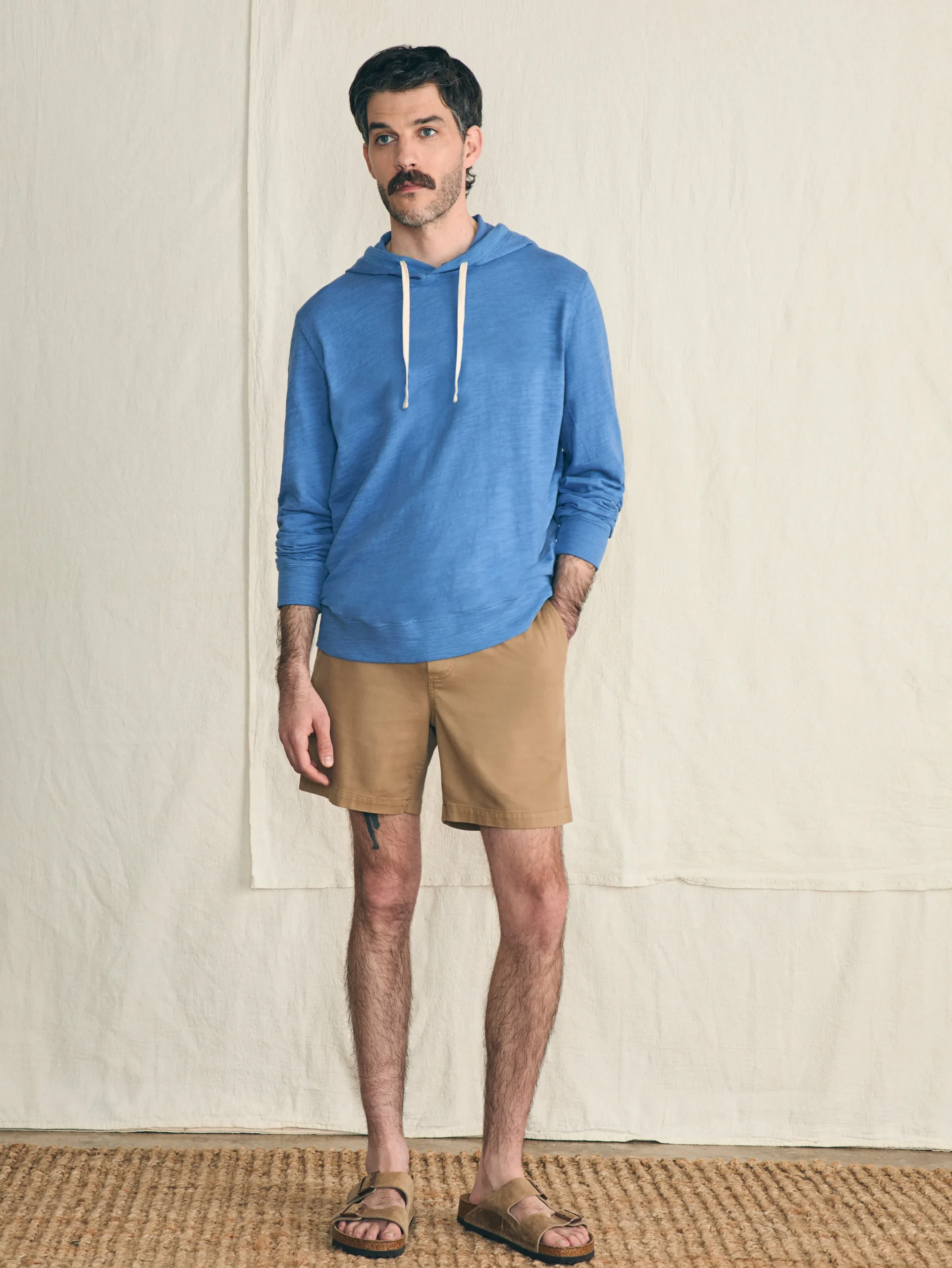 Sunwashed Slub Hoodie (Tall) -*Faherty Brand Hot