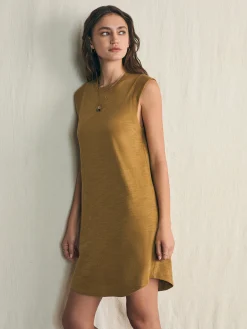 Sunwashed Slub Muscle Dress -*Faherty Brand Online