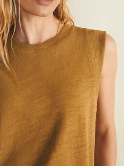 Sunwashed Slub Muscle Tank -*Faherty Brand Best