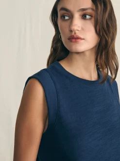 Sunwashed Slub Muscle Tank -*Faherty Brand Hot