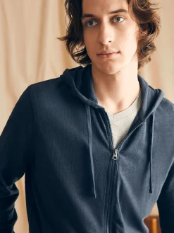 Sunwashed Slub Zip Hoodie -*Faherty Brand Sale
