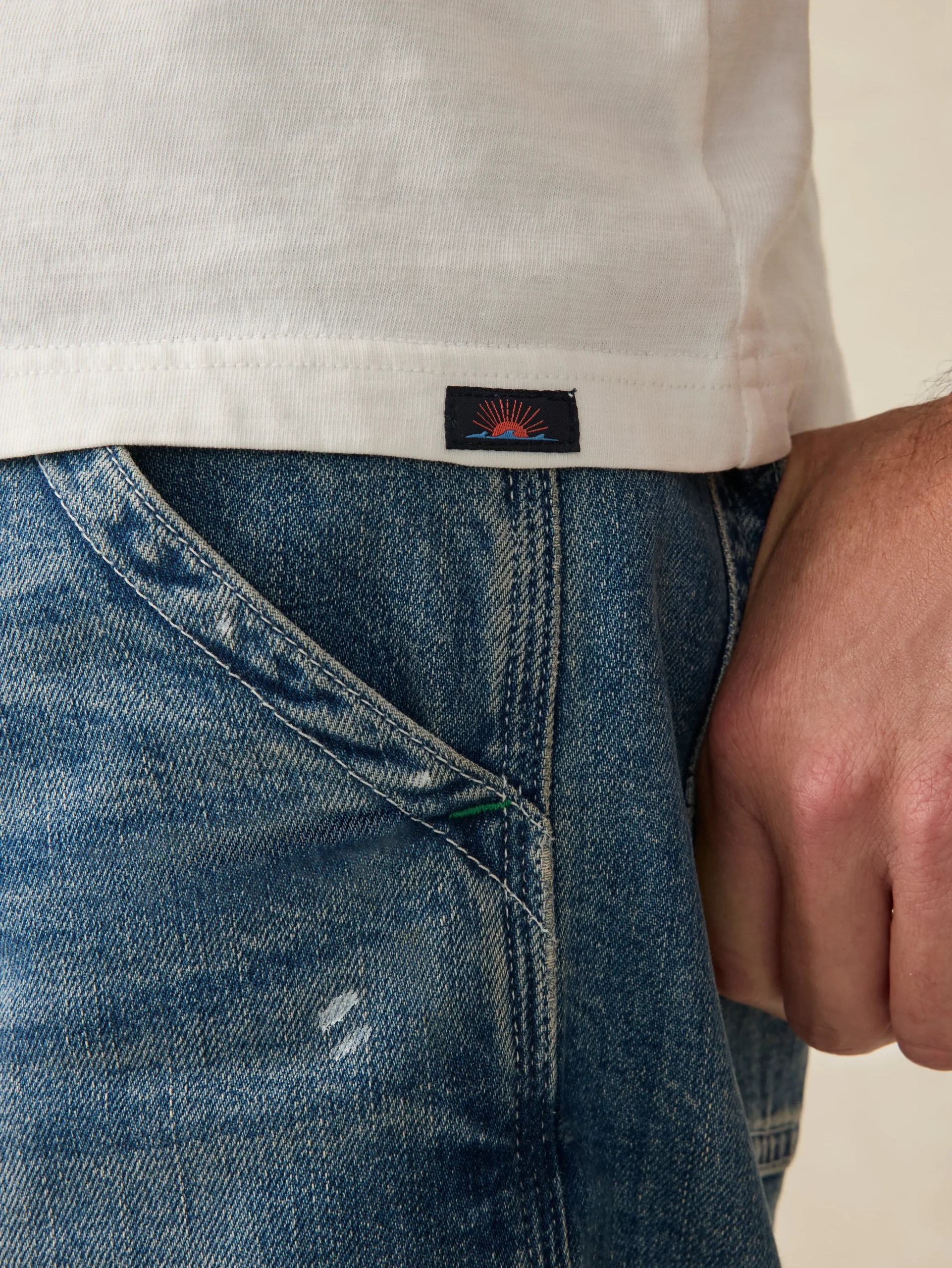Sunwashed Tee -*Faherty Brand Discount