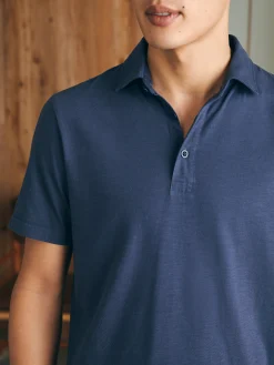 Sunwashed T-Shirt Polo -*Faherty Brand Online