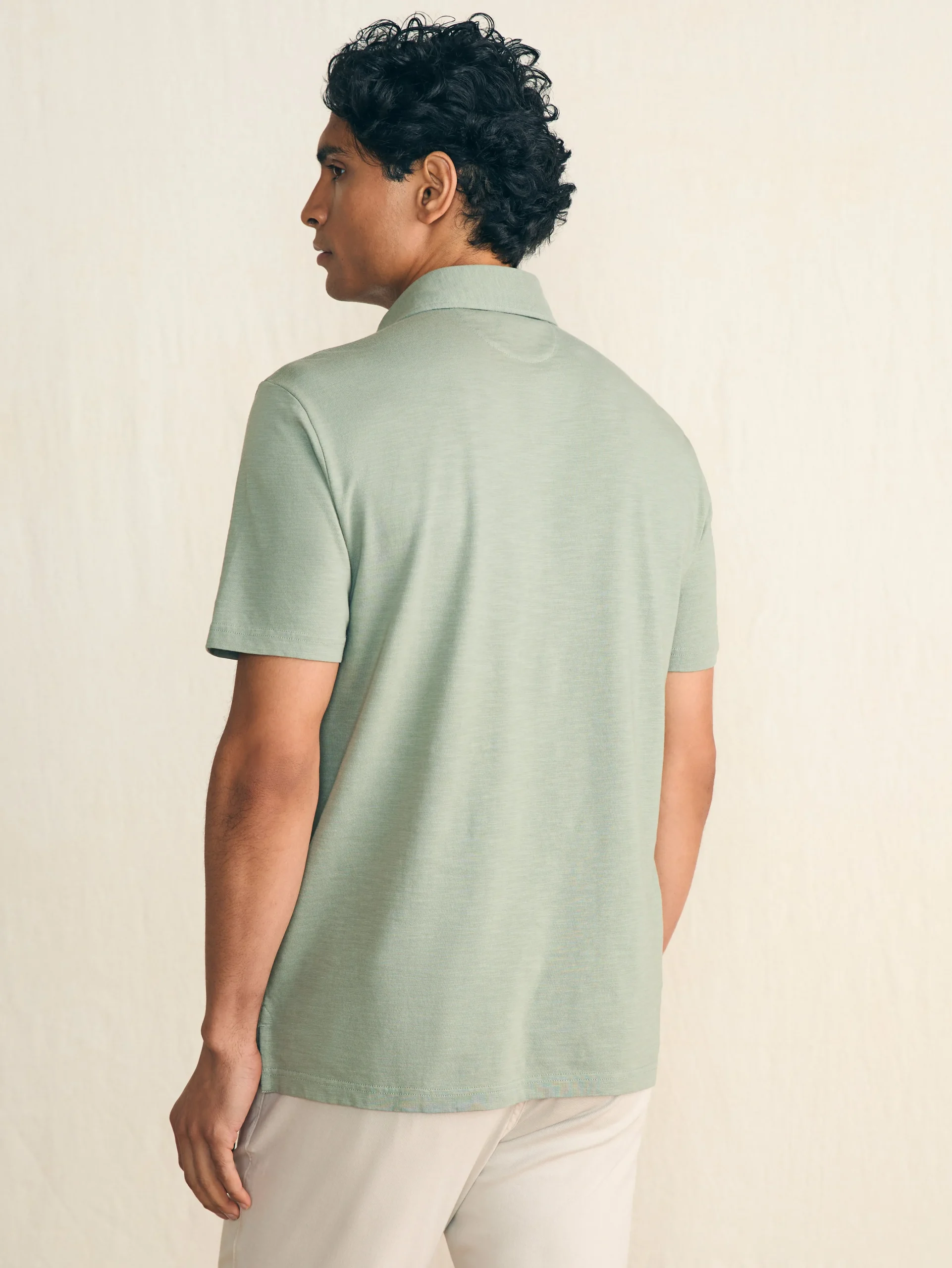 Sunwashed T-Shirt Polo -*Faherty Brand Best