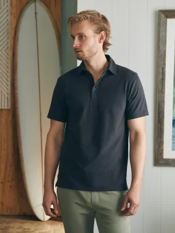 Sunwashed T-Shirt Polo -*Faherty Brand Clearance