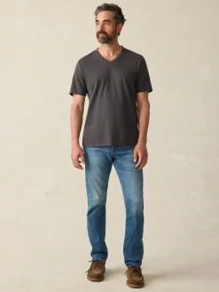 Sunwashed V-Neck Tee -*Faherty Brand Clearance
