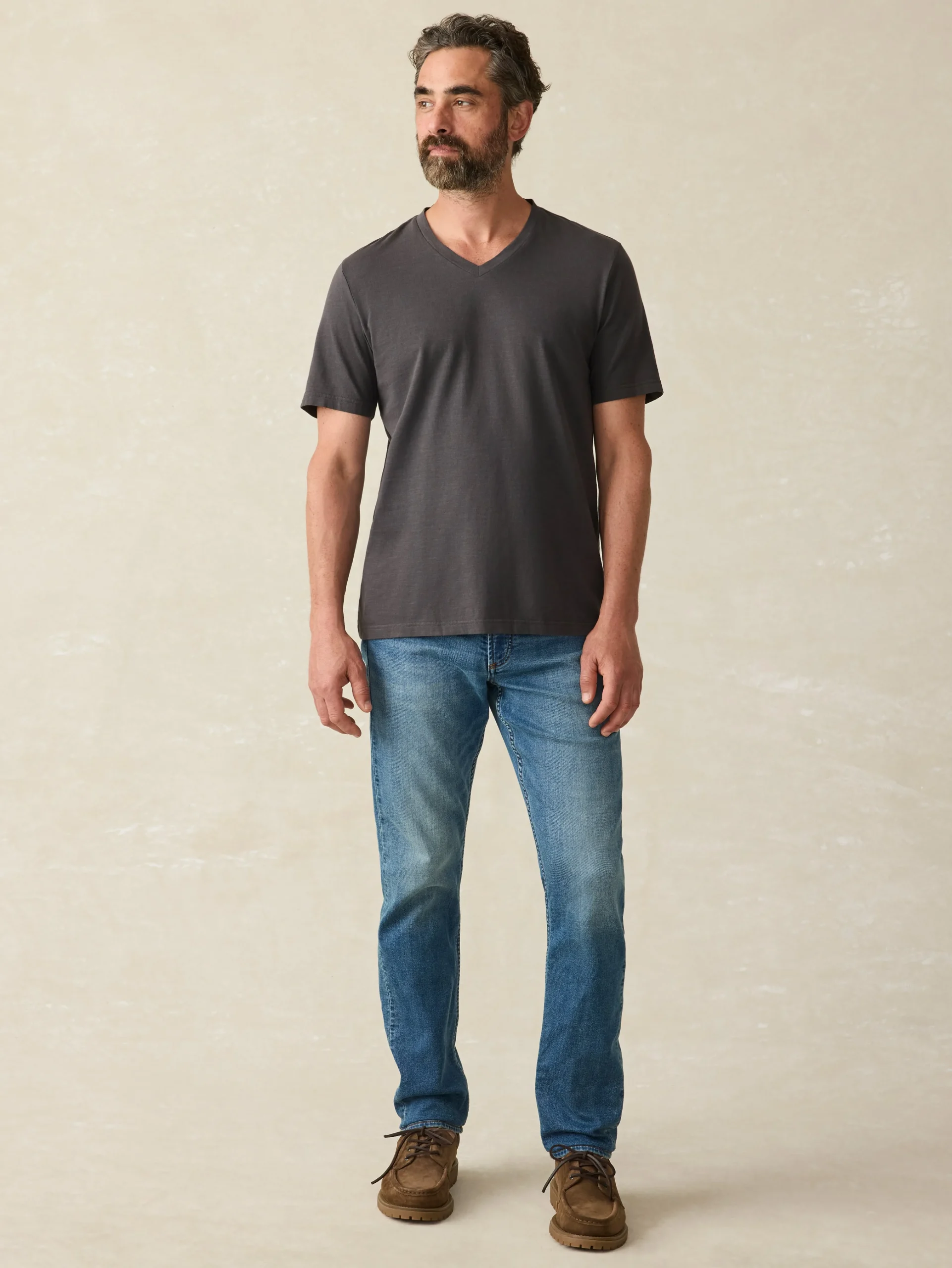 Sunwashed V-Neck Tee -*Faherty Brand Clearance