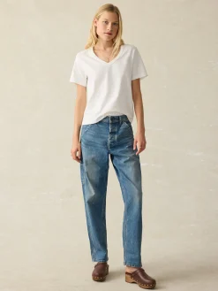 Sunwashed V-Neck Tee -*Faherty Brand Best
