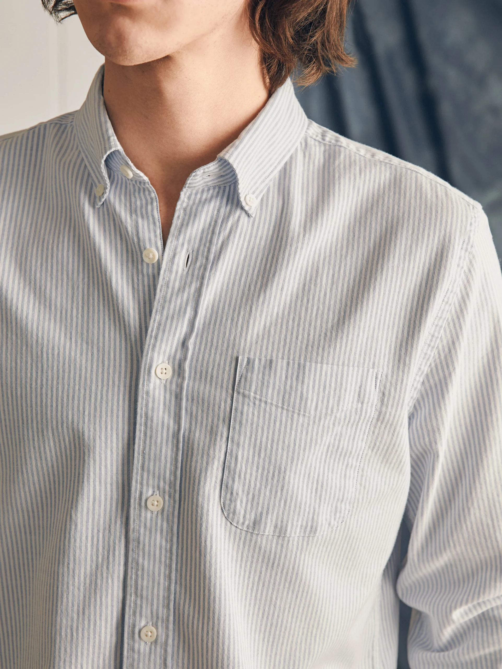 Supima Oxford Shirt -*Faherty Brand