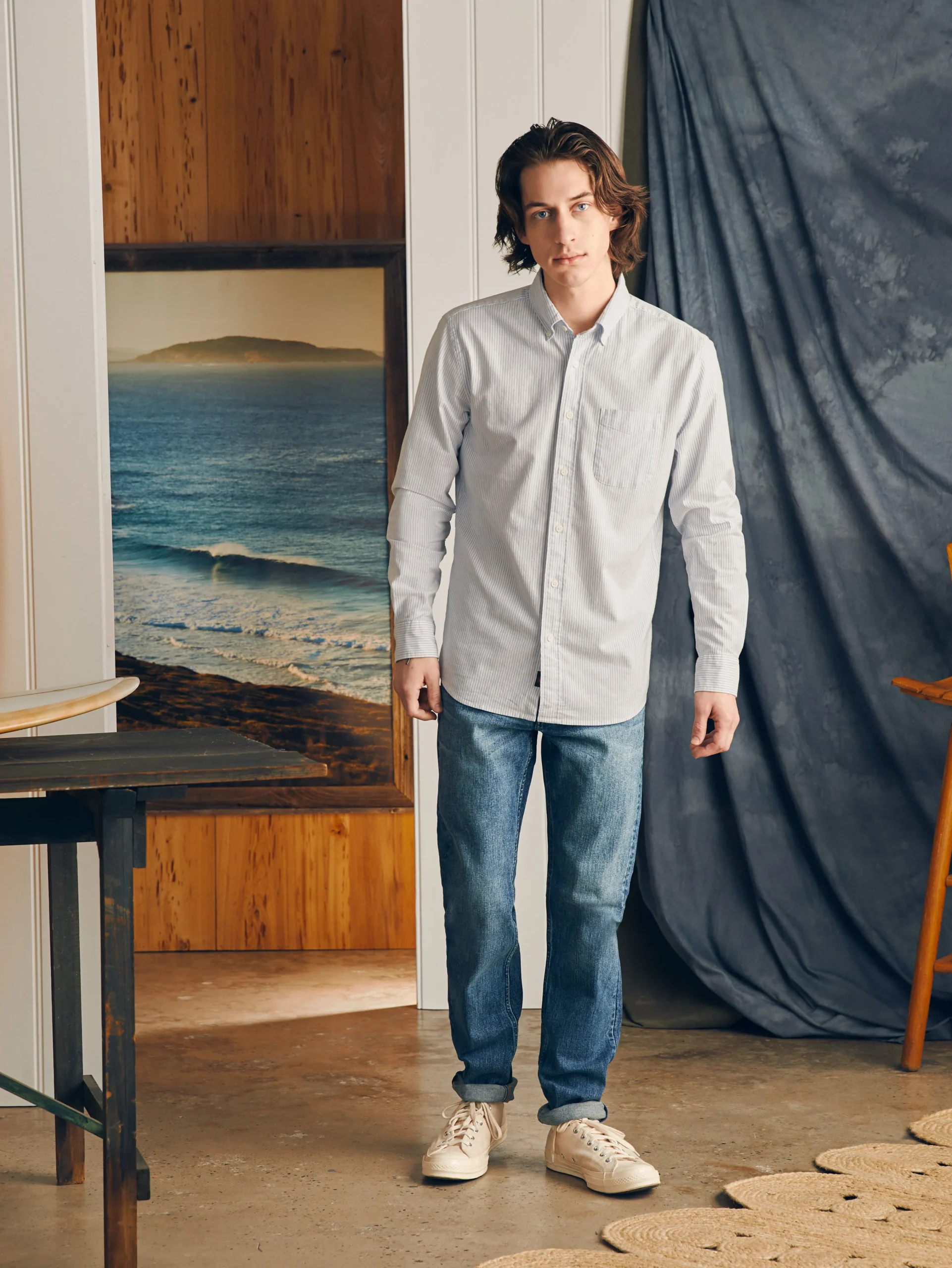 Supima Oxford Shirt -*Faherty Brand