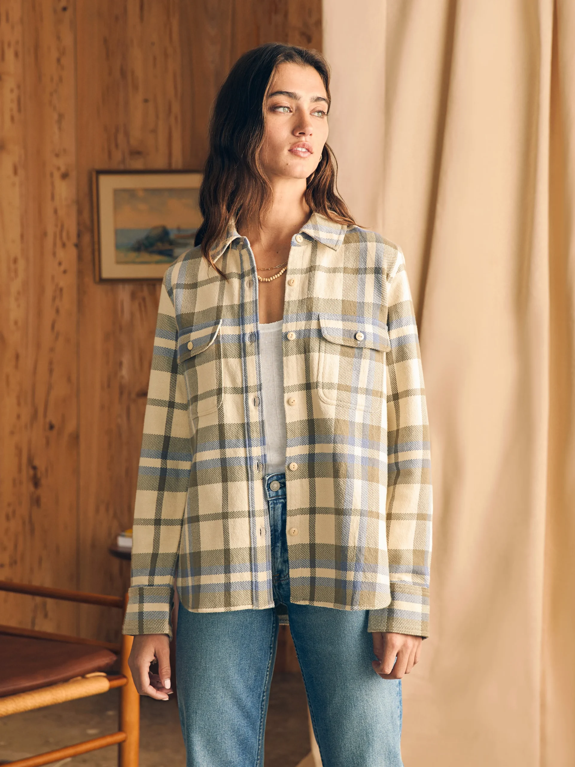 Surf Flannel -*Faherty Brand Best