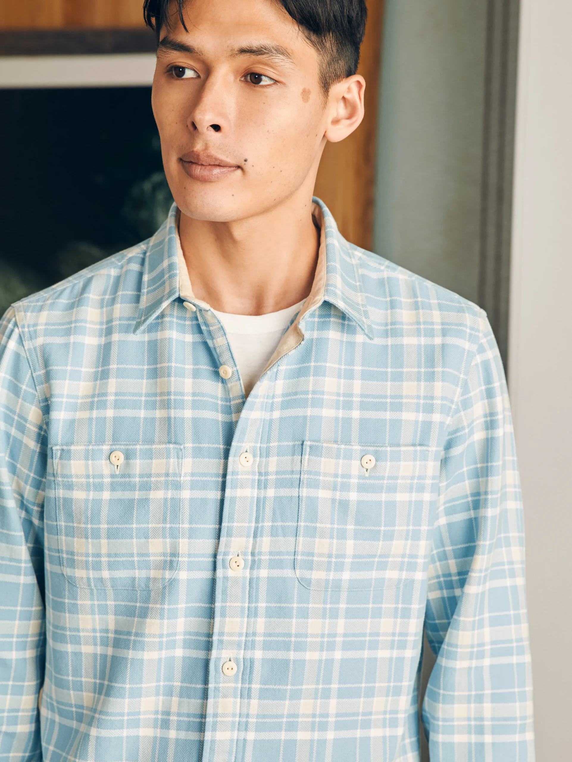 Surf Flannel -*Faherty Brand