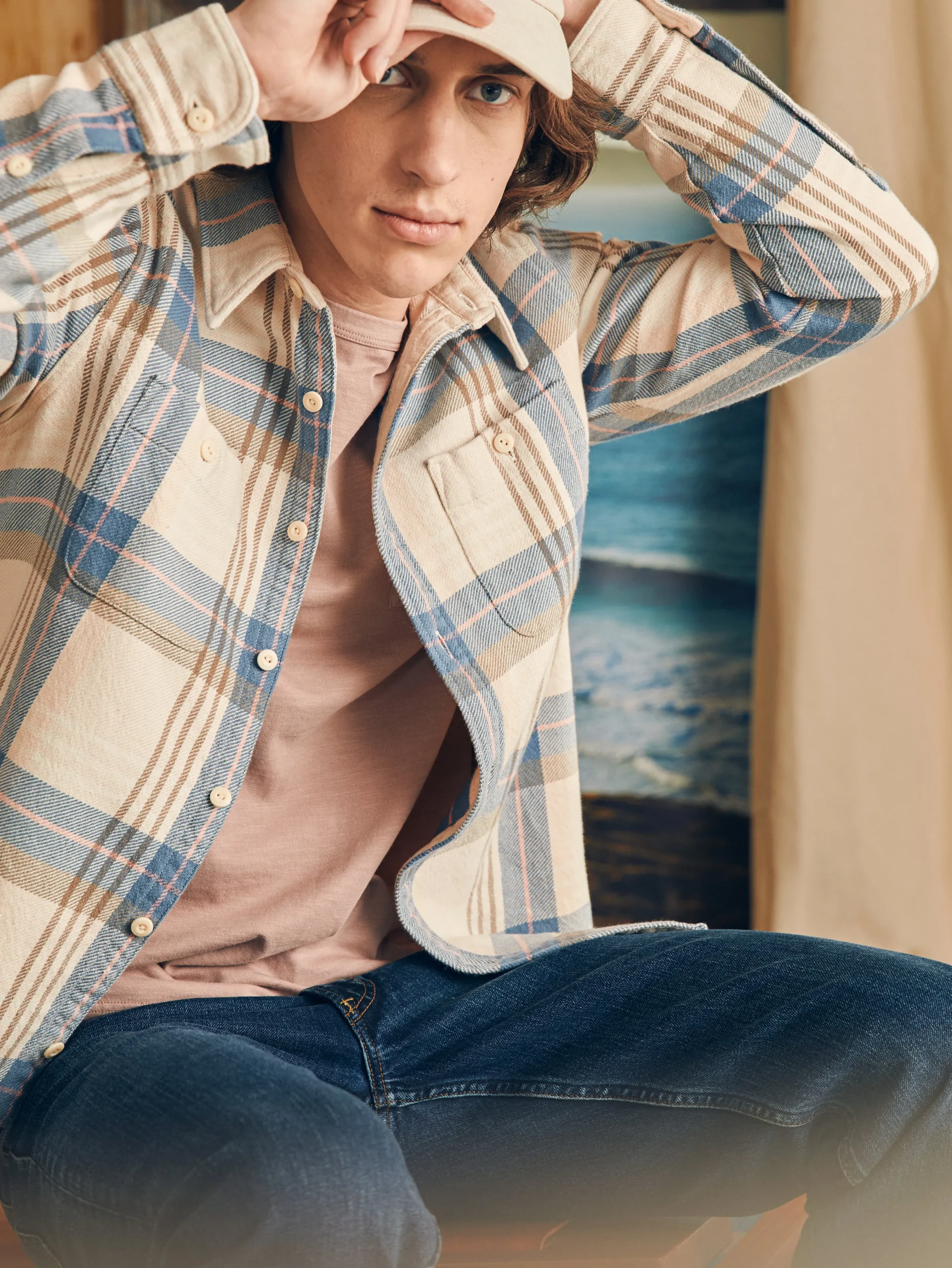 Surf Flannel -*Faherty Brand Online