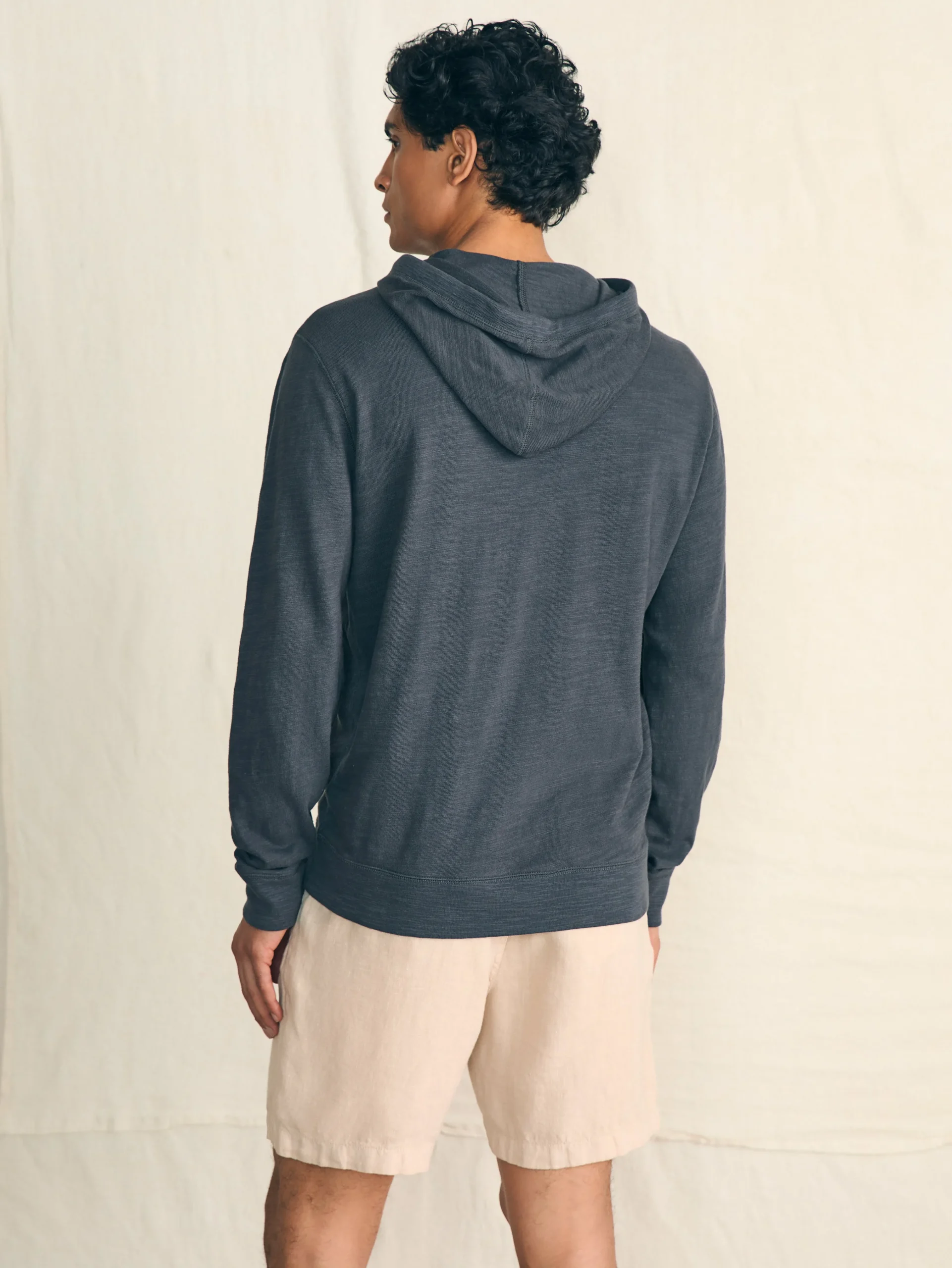 Surfrider Sunwashed Slub Hoodie -*Faherty Brand Outlet