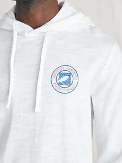 Surfrider Sunwashed Slub Hoodie -*Faherty Brand New