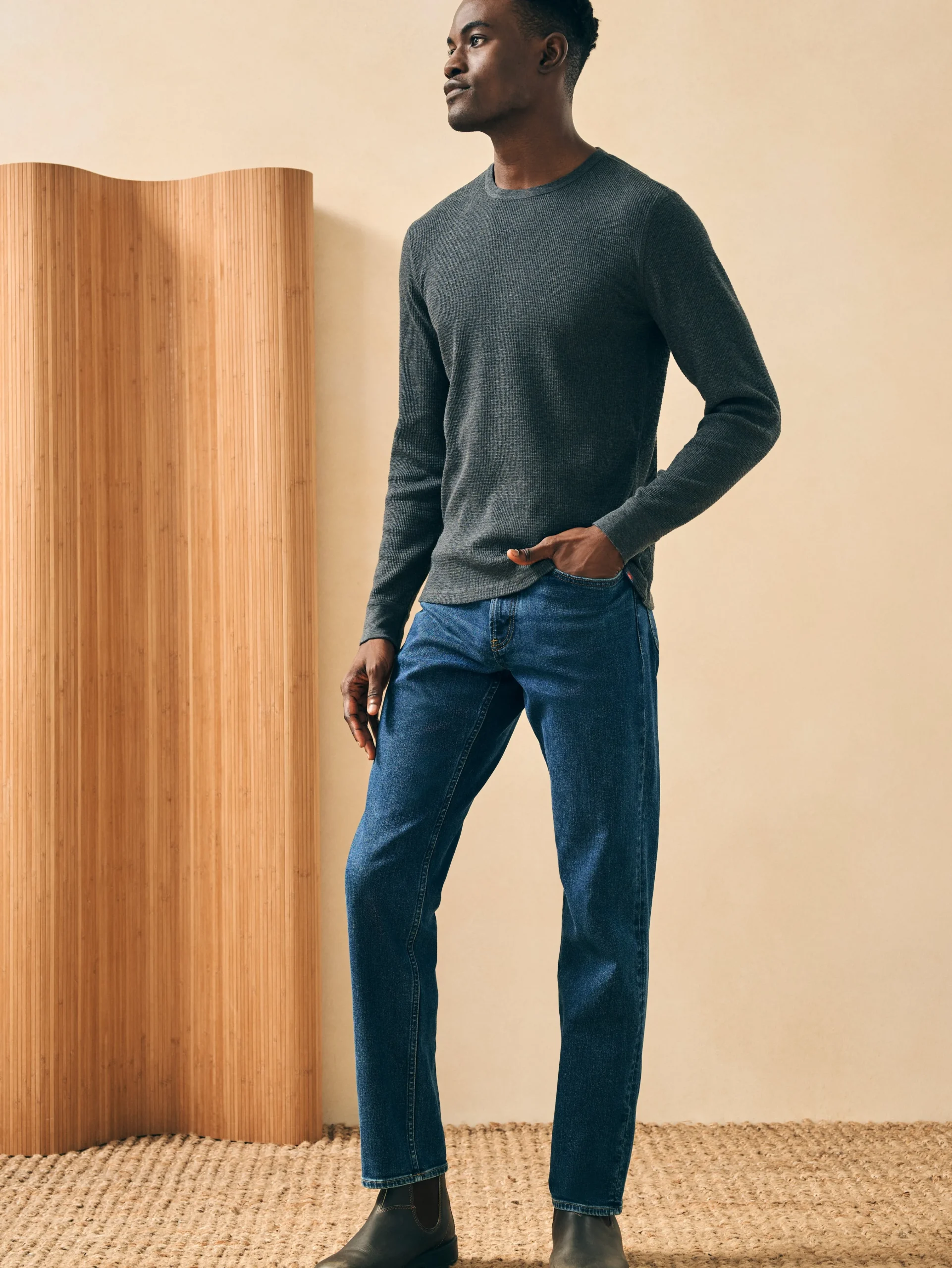 Surplus Waffle Crew -*Faherty Brand Clearance