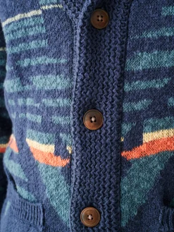 Thunder Voice Eagle Cardigan -*Faherty Brand New