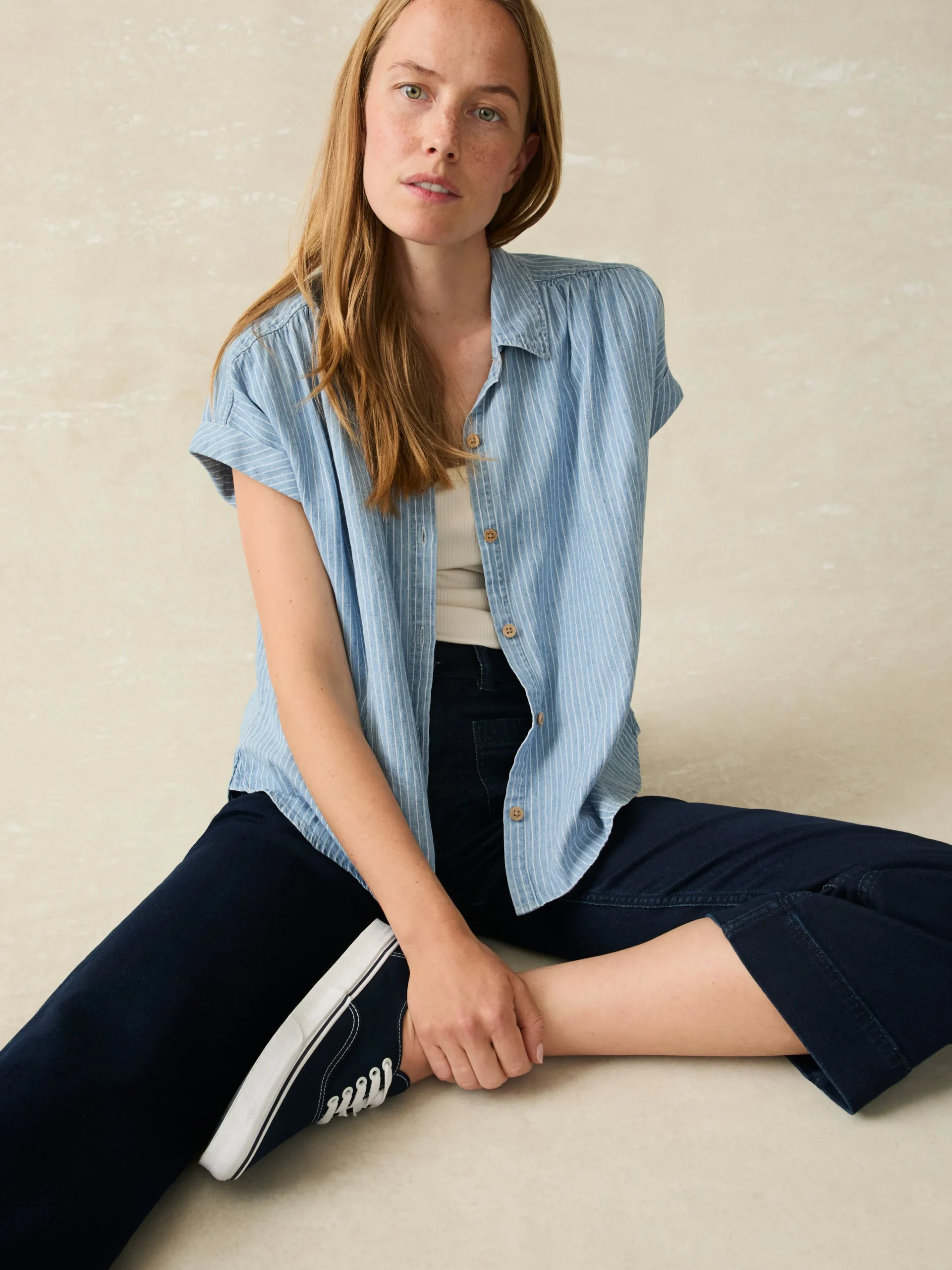 Tried & True Breeze Shirt -*Faherty Brand Sale