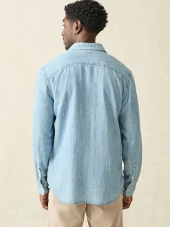 Tried & True Chambray Shirt (Tall) -*Faherty Brand Best