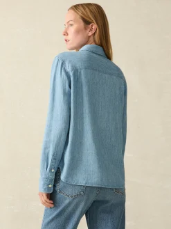 Tried & True Chambray Shirt -*Faherty Brand Discount