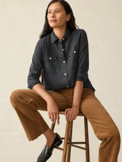 Tried & True Chambray Shirt -*Faherty Brand Clearance