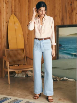 Tried & True Chambray Shirt -*Faherty Brand New