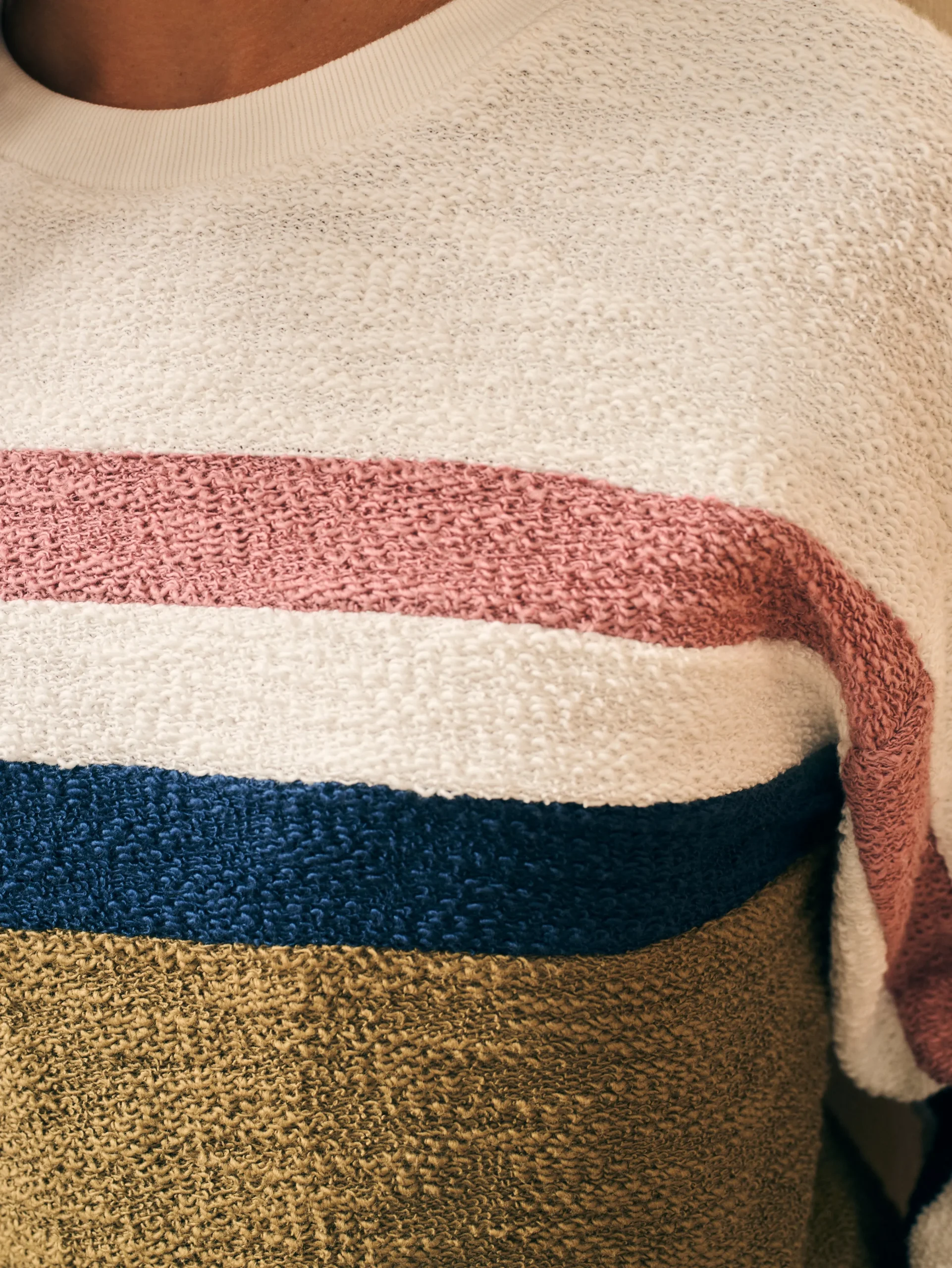 Vista Stripe Pullover -*Faherty Brand Discount