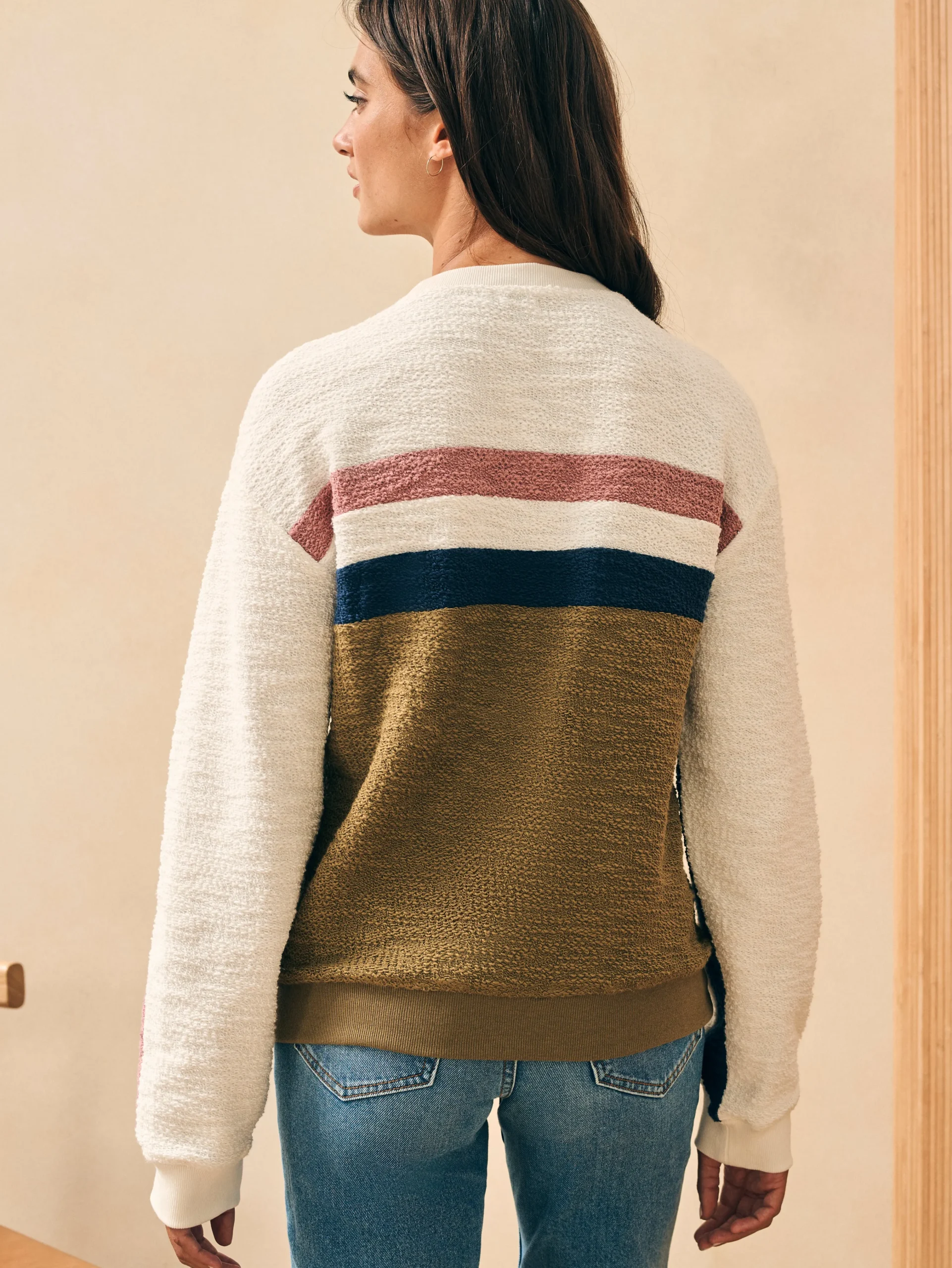 Vista Stripe Pullover -*Faherty Brand Discount