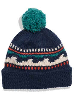 Waves Pom Beanie -*Faherty Brand Sale
