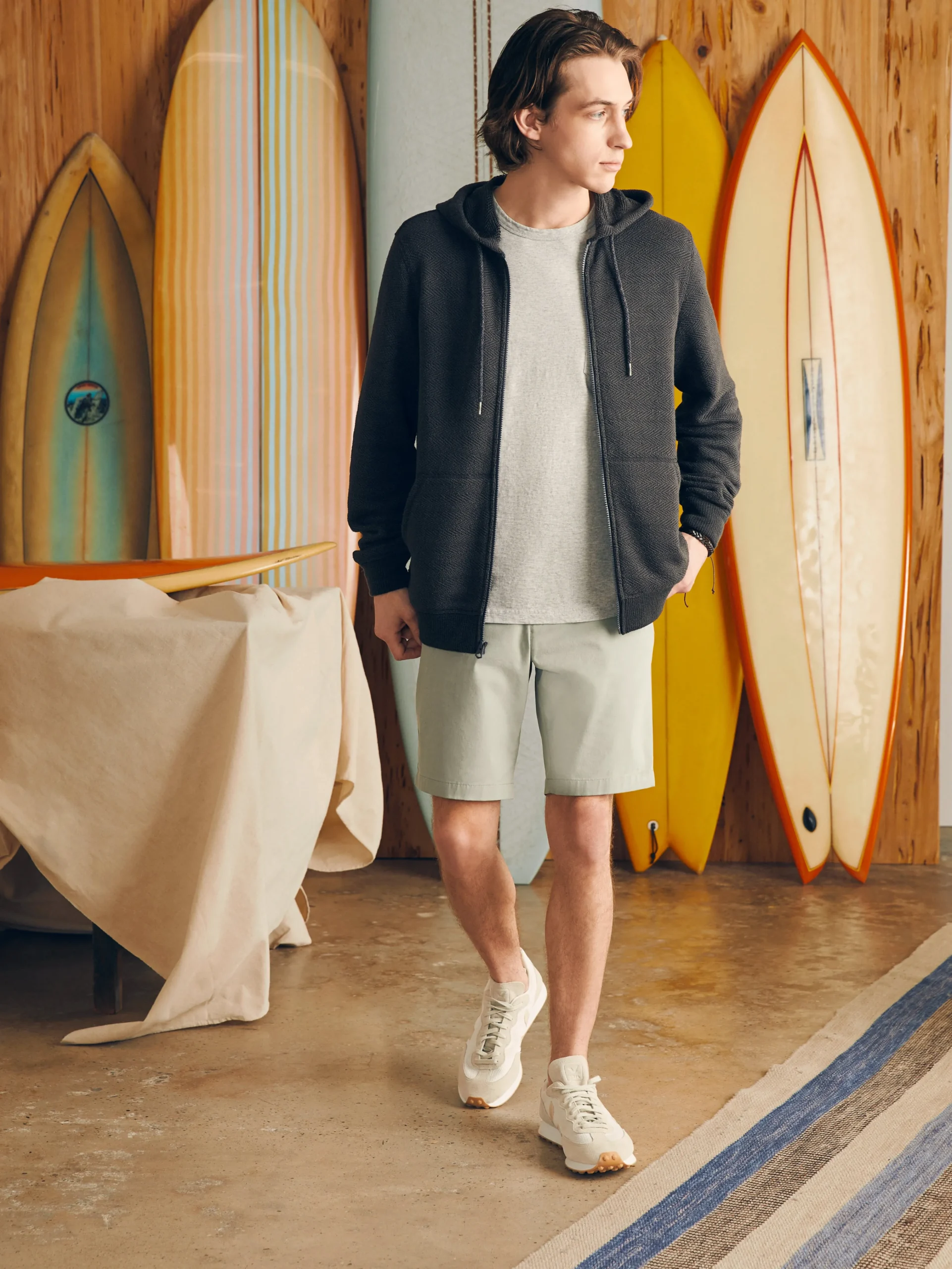 Whitewater Full Zip Hoodie -*Faherty Brand Outlet