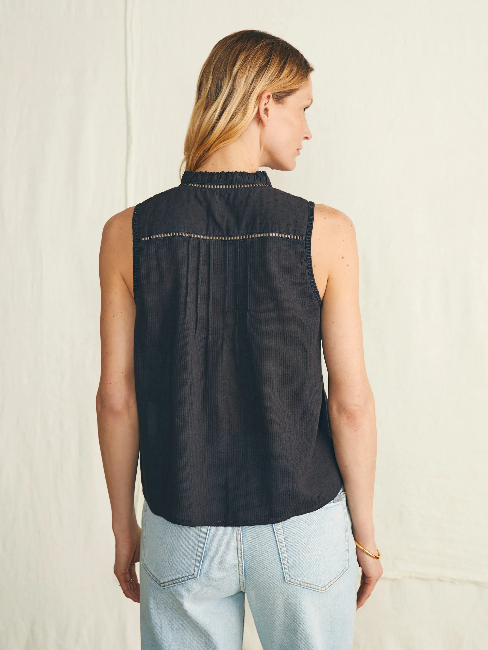Willa Sleeveless Top -*Faherty Brand Clearance