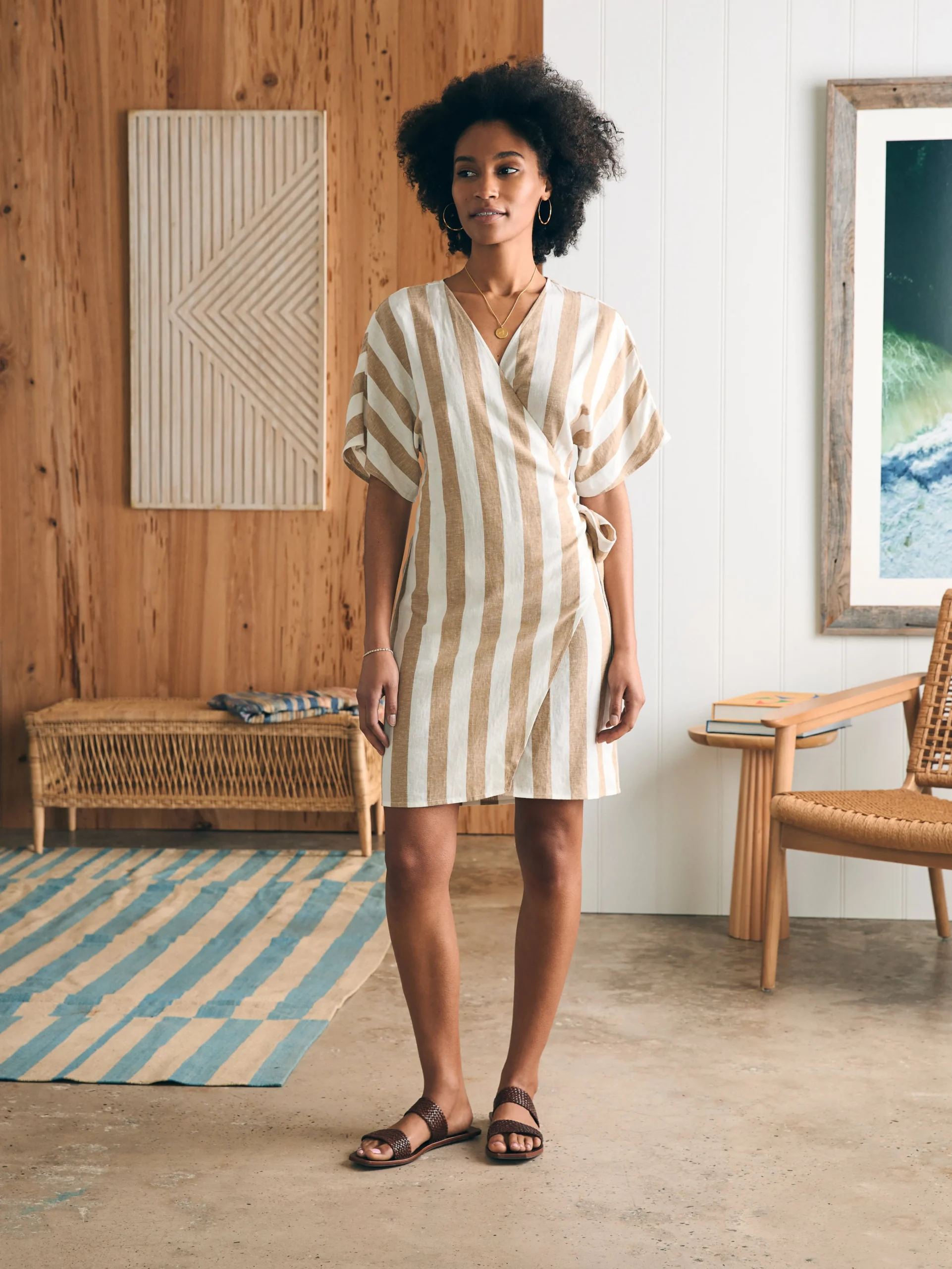 Willow Dress -*Faherty Brand