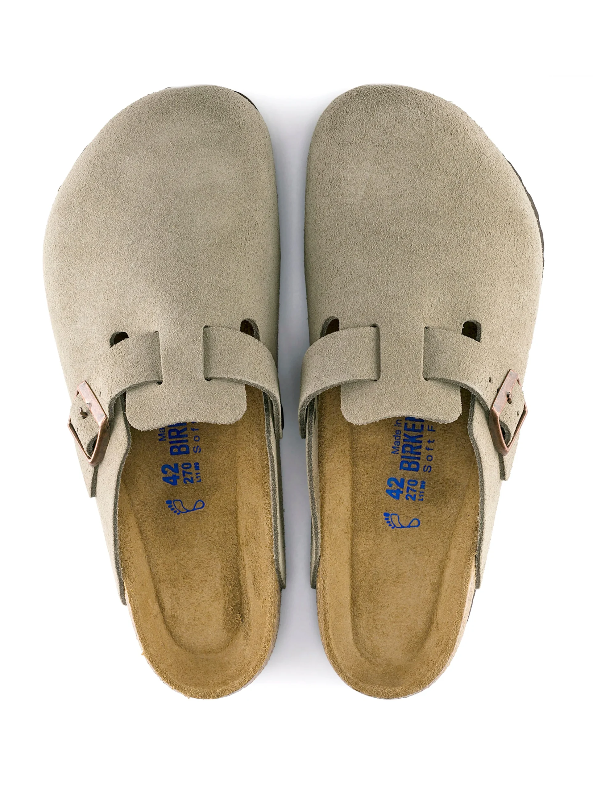 Women's Birkenstock Boston Clog Soft Footbed -*Faherty Brand